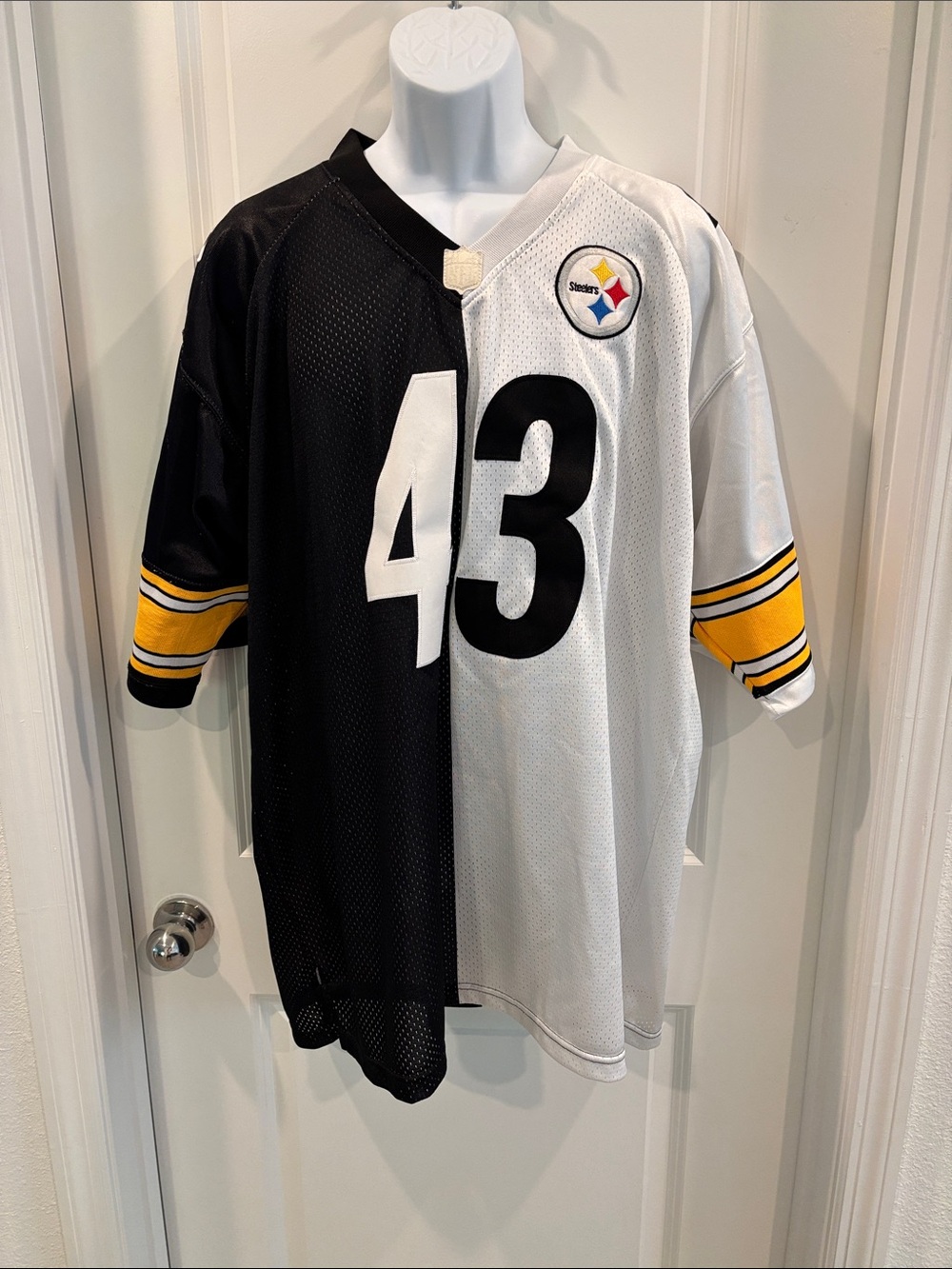 Nike Troy Polamalu Split Pittsburgh Steelers Jersey